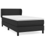 Cama box spring con colchón cuero sintético negro 90x190 cm de vidaXL, Camas y somieres - Ref: Foro24-3127169, Precio: 308,17...