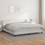 Boxspringbett mit weißer Kunstledermatratze 200x200 cm von vidaXL, Betten und Lattenroste - Ref: Foro24-3127212, Preis: 606,4...