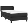 Box spring bed with black synthetic leather mattress 80x200 cm by vidaXL, Beds and slatted bases - Ref: Foro24-3127217, Price...