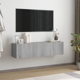 Mueble pared TV madera contrachapada gris Sonoma 120x30x30 cm de vidaXL, Muebles TV - Ref: Foro24-815100, Precio: 47,02 €, De...