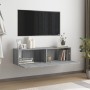 Mueble pared TV madera contrachapada gris Sonoma 120x30x30 cm de vidaXL, Muebles TV - Ref: Foro24-815100, Precio: 55,04 €, De...