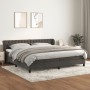 Cama box spring con colchón terciopelo gris oscuro 200x200 cm de vidaXL, Camas y somieres - Ref: Foro24-3127692, Precio: 610,...