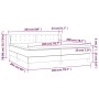 Cama box spring con colchón terciopelo rosa 200x200 cm de vidaXL, Camas y somieres - Ref: Foro24-3127756, Precio: 565,08 €, D...