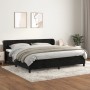 Box spring bed with black velvet mattress 200x200 cm by vidaXL, Beds and slatted bases - Ref: Foro24-3127633, Price: 604,13 €...