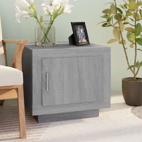 Mesa de centro madera contrachapada gris Sonoma 51x50x45 cm de vidaXL, Mesas de centro - Ref: Foro24-817229, Precio: 36,99 €,...