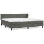 Cama box spring con colchón terciopelo gris oscuro 200x200 cm de vidaXL, Camas y somieres - Ref: Foro24-3127392, Precio: 587,...