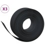 Garden edging 3 units black polyethylene 10 m 20 cm by vidaXL, Garden edging and edging - Ref: Foro24-3155457, Price: 101,60 ...