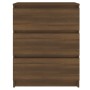 Brown oak plywood sideboard 60x35x76 cm by vidaXL, Sideboards - Ref: Foro24-815512, Price: 71,55 €, Discount: %