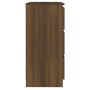 Aparador de madera contrachapada roble marrón 60x35x76 cm de vidaXL, Aparadores - Ref: Foro24-815512, Precio: 72,13 €, Descue...