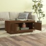 Engineered wood coffee table in brown oak 102x50x45 cm by vidaXL, Coffee table - Ref: Foro24-817233, Price: 58,56 €, Discount: %