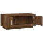 Engineered wood coffee table in brown oak 102x50x45 cm by vidaXL, Coffee table - Ref: Foro24-817233, Price: 58,56 €, Discount: %