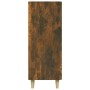 Aparador de madera de ingeniería roble ahumado 69,5x34x90 cm de vidaXL, Aparadores - Ref: Foro24-817351, Precio: 65,57 €, Des...