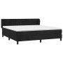 Box spring bed with black velvet mattress 160x200 cm by vidaXL, Beds and slatted bases - Ref: Foro24-3127621, Price: 473,19 €...