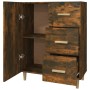 Aparador de madera de ingeniería roble ahumado 69,5x34x90 cm de vidaXL, Aparadores - Ref: Foro24-817351, Precio: 65,57 €, Des...