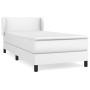 Cama box spring con colchón cuero sintético blanco 90x190 cm de vidaXL, Camas y somieres - Ref: Foro24-3127164, Precio: 342,3...