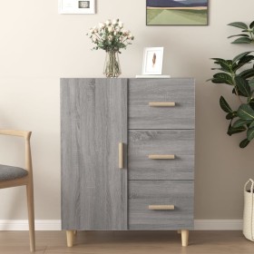 Aparador de madera de ingeniería gris Sonoma 69,5x34x90 cm de vidaXL, Aparadores - Ref: Foro24-817352, Precio: 75,99 €, Descu...