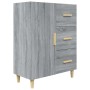 Aparador de madera de ingeniería gris Sonoma 69,5x34x90 cm de vidaXL, Aparadores - Ref: Foro24-817352, Precio: 75,02 €, Descu...