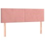 Cama box spring con colchón terciopelo rosa 140x190 cm de vidaXL, Camas y somieres - Ref: Foro24-3127372, Precio: 418,51 €, D...