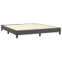 Cama box spring con colchón terciopelo gris oscuro 180x200 cm de vidaXL, Camas y somieres - Ref: Foro24-3127386, Precio: 540,...