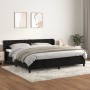 Box spring bed with black velvet mattress 200x200 cm by vidaXL, Beds and slatted bases - Ref: Foro24-3127693, Price: 621,48 €...