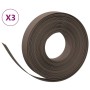 Garden edging 3 pcs brown polyethylene 10 m 10 cm by vidaXL, Garden edging and edging - Ref: Foro24-3155437, Price: 49,99 €, ...