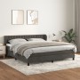 Cama box spring con colchón terciopelo gris oscuro 180x200 cm de vidaXL, Camas y somieres - Ref: Foro24-3127686, Precio: 557,...