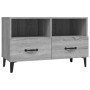 TV stand made of gray Sonoma plywood, measuring 80x30x30 cm. by vidaXL, TV Furniture - Ref: Foro24-817493, Price: 58,19 €, Di...