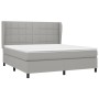 Boxspringbett mit hellgrauer Stoffmatratze 180x200 cm von vidaXL, Betten und Lattenroste - Ref: Foro24-3127981, Preis: 627,92...