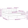 Cama box spring con colchón terciopelo rosa 180x200 cm de vidaXL, Camas y somieres - Ref: Foro24-3127510, Precio: 502,02 €, D...