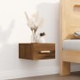 Wall bedside tables 2 pcs brown oak color 35x35x20 cm by vidaXL, Nightstands - Ref: Foro24-817578, Price: 39,89 €, Discount: %