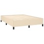 Cama box spring con colchón tela color crema 140x200 cm de vidaXL, Camas y somieres - Ref: Foro24-3127890, Precio: 522,33 €, ...