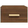 Wall bedside tables 2 pcs brown oak color 35x35x20 cm by vidaXL, Nightstands - Ref: Foro24-817578, Price: 39,89 €, Discount: %