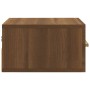 Wall bedside tables 2 pcs brown oak color 35x35x20 cm by vidaXL, Nightstands - Ref: Foro24-817578, Price: 39,89 €, Discount: %