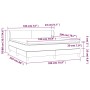 Cama box spring con colchón terciopelo rosa 180x200 cm de vidaXL, Camas y somieres - Ref: Foro24-3127390, Precio: 502,42 €, D...