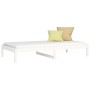 Sofá cama de madera maciza de pino blanco 90x190 cm de vidaXL, Camas y somieres - Ref: Foro24-820423, Precio: 65,45 €, Descue...