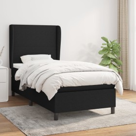 Cama box spring con colchón tela negro 80x200 cm de vidaXL, Camas y somieres - Ref: Foro24-3127759, Precio: 314,62 €, Descuen...