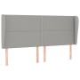 Cama box spring con colchón tela gris claro 200x200 cm de vidaXL, Camas y somieres - Ref: Foro24-3127909, Precio: 673,51 €, D...