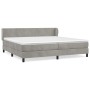 Boxspringbett mit hellgrauer Samtmatratze 200x200 cm von vidaXL, Betten und Lattenroste - Ref: Foro24-3127391, Preis: 576,47 ...