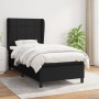 Cama box spring con colchón tela negro 80x200 cm de vidaXL, Camas y somieres - Ref: Foro24-3127919, Precio: 310,80 €, Descuen...