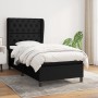 Cama box spring con colchón tela negro 80x200 cm de vidaXL, Camas y somieres - Ref: Foro24-3128159, Precio: 323,97 €, Descuen...