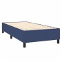 Box spring bed with blue fabric mattress 100x200 cm by vidaXL, Beds and slatted bases - Ref: Foro24-3127947, Price: 402,54 €,...