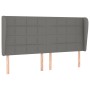 Cama box spring con colchón tela gris oscuro 160x200 cm de vidaXL, Camas y somieres - Ref: Foro24-3127974, Precio: 587,61 €, ...