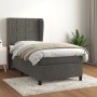 Box spring bed with dark gray velvet mattress 90x190 cm by vidaXL, Beds and slatted bases - Ref: Foro24-3129184, Price: 350,2...