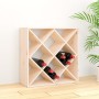 Solid pine wood wine rack 62x25x62 cm by vidaXL, Wine and liquor cabinets - Ref: Foro24-821542, Price: 59,56 €, Discount: %