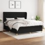 Box spring bed with black fabric mattress 180x200 cm by vidaXL, Beds and slatted bases - Ref: Foro24-3128783, Price: 659,86 €...