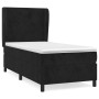 Box spring bed with black velvet mattress 100x200 cm by vidaXL, Beds and slatted bases - Ref: Foro24-3129077, Price: 373,99 €...