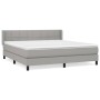 Boxspringbett mit hellgrauer Stoffmatratze 180x200 cm von vidaXL, Betten und Lattenroste - Ref: Foro24-3129729, Preis: 573,83...