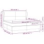 Cama box spring con colchón terciopelo rosa 200x200 cm de vidaXL, Camas y somieres - Ref: Foro24-3129116, Precio: 657,57 €, D...