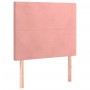 Cama box spring con colchón terciopelo rosa 80x200 cm de vidaXL, Camas y somieres - Ref: Foro24-3129062, Precio: 323,20 €, De...