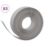 Garden edging 3 units gray polyethylene 10 m 15 cm by vidaXL, Garden edging and edging - Ref: Foro24-3155441, Price: 77,94 €,...